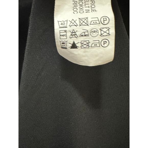 Zara black long sleeves mini wrap dress size XS - Picture 5 of 14